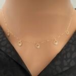 شوكر ذهب عيار 18 الوزن 1.09 جرام