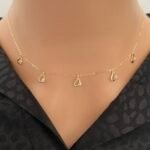 شوكر ذهب عيار 18 الوزن 0.98 جرام