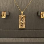 ⁦نصف طقم ذهب عيار 21 الوزن 4.50 جرام⁩ - الصورة ⁦2⁩