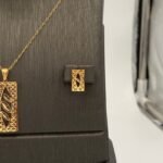 ⁦نصف طقم ذهب عيار 21 الوزن 4.50 جرام⁩ - الصورة ⁦3⁩