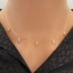 شوكر ذهب عيار 18 الوزن 1.03 جرام