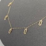 ⁦شوكر ذهب عيار 18 الوزن 1.03 جرام⁩ - الصورة ⁦2⁩