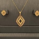 ⁦نصف طقم ذهب عيار 21 الوزن 5.08 جرام⁩ - الصورة ⁦2⁩