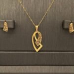 ⁦نصف طقم ذهب عيار 21 الوزن 3.80 جرام⁩ - الصورة ⁦2⁩