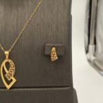 ⁦نصف طقم ذهب عيار 21 الوزن 3.80 جرام⁩ - الصورة ⁦3⁩