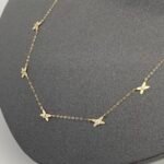 ⁦شوكر ذهب عيار 18 الوزن 1.06 جرام⁩ - الصورة ⁦5⁩