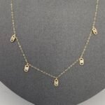 ⁦شوكر ذهب عيار 18 الوزن 0.98 جرام⁩ - الصورة ⁦2⁩