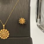 ⁦نصف طقم ذهب عيار 21 الوزن 6.16 جرام⁩ - الصورة ⁦3⁩