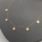 ⁦شوكر ذهب عيار 18 وزن 1.15 جرام لمسة ناعمة⁩ - الصورة ⁦4⁩