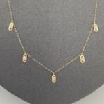 ⁦شوكر ذهب عيار 18 الوزن 0.88 جرام⁩ - الصورة ⁦5⁩