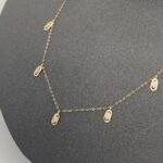 ⁦شوكر ذهب عيار 18 الوزن 0.88 جرام⁩ - الصورة ⁦4⁩