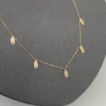 ⁦شوكر ذهب عيار 18 الوزن 0.88 جرام⁩ - الصورة ⁦3⁩