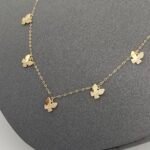 ⁦شوكر ذهب عيار 18 الوزن 1.29 جرام⁩ - الصورة ⁦4⁩