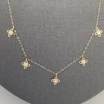 ⁦شوكر ذهب عيار 18 الوزن 1 جرام⁩ - الصورة ⁦5⁩