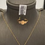 ⁦نصف طقم ذهب عيار 21 الوزن 4.31 جرام⁩ - الصورة ⁦4⁩