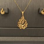 ⁦نصف طقم ذهب عيار 21 وزن 4.52 جرام بلمسة عصرية⁩ - الصورة ⁦3⁩