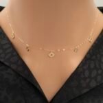 شوكر ذهب عيار 18 الوزن 0.87 جرام