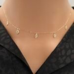 شوكر ذهب عيار 18 الوزن 1.06 جرام