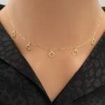 شوكر ذهب عيار 18 الوزن 1.14 جرام