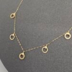 ⁦شوكر ذهب عيار 18 الوزن 1.14 جرام⁩ - الصورة ⁦4⁩