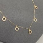 ⁦شوكر ذهب عيار 18 الوزن 1.14 جرام⁩ - الصورة ⁦5⁩