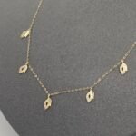 ⁦شوكر ذهب عيار 18 الوزن 1.06 جرام⁩ - الصورة ⁦5⁩