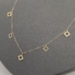 ⁦شوكر ذهب عيار 18 الوزن 0.87 جرام⁩ - الصورة ⁦5⁩