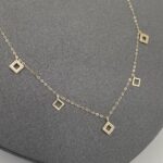 ⁦شوكر ذهب عيار 18 الوزن 0.87 جرام⁩ - الصورة ⁦3⁩