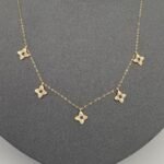 ⁦شوكر ذهب عيار 18 الوزن 1.23 جرام⁩ - الصورة ⁦3⁩