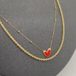 ⁦عقد ذهب عيار 18 الوزن 1.86 جرام⁩ - الصورة ⁦5⁩
