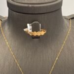 ⁦نصف طقم ذهب عيار 21 الوزن 4.21 جرام⁩ - الصورة ⁦3⁩