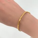 ⁦اسواره ذهب عيار 21 الوزن 6.59 جرام⁩ - الصورة ⁦2⁩