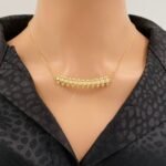 عقد ذهب عيار 18 الوزن 5.40 جرام