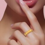 ⁦دبله ذهب عيار 21 الوزن 2.06 جرام⁩ - الصورة ⁦2⁩