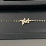 ⁦طقم ذهب عيار 18 الوزن 2.49 جرام⁩ - الصورة ⁦4⁩