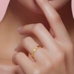 ⁦دبله ذهب عيار 21 الوزن 1.18 جرام⁩ - الصورة ⁦2⁩