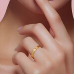 ⁦دبله ذهب عيار 21 الوزن 1.50 جرام⁩ - الصورة ⁦2⁩