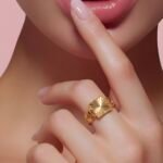 ⁦خاتم ذهب عيار 21 الوزن 1.45 جرام⁩ - الصورة ⁦2⁩