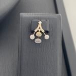 ⁦طقم ذهب عيار 18 الوزن 9.35 جرام⁩ - الصورة ⁦3⁩