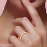 ⁦دبله ذهب عيار 21 الوزن 0.96 جرام⁩ - الصورة ⁦2⁩