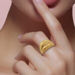 ⁦خاتم دوريكا ذهب عيار 21 الوزن 4.93 جرام⁩ - الصورة ⁦2⁩