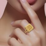 ⁦خاتم دوريكا ذهب عيار 21 الوزن 4.75 جرام⁩ - الصورة ⁦2⁩