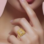 ⁦خاتم دوريكا ذهب عيار 21 الوزن 5.39 جرام⁩ - الصورة ⁦2⁩