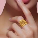 ⁦خاتم دوريكا ذهب عيار 21 الوزن 4.23 جرام⁩ - الصورة ⁦2⁩