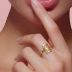 ⁦خاتم ذهب عيار 21 الوزن 0.64 جرام⁩ - الصورة ⁦2⁩