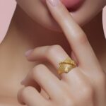 ⁦خاتم دوريكا ذهب عيار 21 الوزن 3.78 جرام⁩ - الصورة ⁦2⁩
