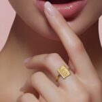 ⁦خاتم ذهب عيار 21 وزن 0.50 جرام اختيار فاخر لمظهر أنثوي راقٍ⁩ - الصورة ⁦2⁩