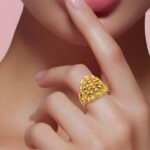 ⁦خاتم دوريكا ذهب عيار 21 الوزن 4.30 جرام⁩ - الصورة ⁦2⁩