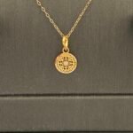 ⁦نصف طقم مواليد ذهب عيار 21 الوزن 2.28 جرام⁩ - الصورة ⁦4⁩