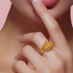 ⁦خاتم دوريكا ذهب عيار 21 الوزن 2.87 جرام⁩ - الصورة ⁦2⁩